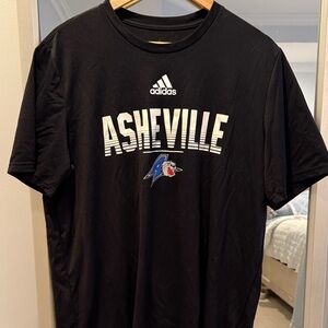 NWOT Adidas Dri Fit Black UNC Asheville Tee (41)